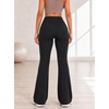 image:imageAvanova Women Contrast Mesh Bootcut Yoga Pants Flare Workout Leggings Athletic Pants for Yoga ActivewearBlack