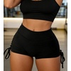 image:imageAvanova Women Scrunch Butt Lifting Shorts Booty Gym Workout Shorts with Cargo Pockets Ruched Side DrawstringBlack