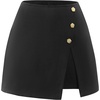 image:imageAvanova Women Slit Mini Skorts Skirt High Waisted Short Skirts Business Work OfficeBlack