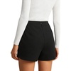 image:imageAvanova Women Slit Mini Skorts Skirt High Waisted Short Skirts Business Work OfficeBlack