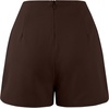 image:imageAvanova Women Slit Mini Skorts Skirt High Waisted Short Skirts Business Work OfficeBrown