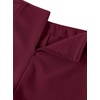 image:imageAvanova Women Slit Mini Skorts Skirt High Waisted Short Skirts Business Work OfficeBurgundy