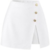 image:imageAvanova Women Slit Mini Skorts Skirt High Waisted Short Skirts Business Work OfficeWhite
