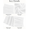 image:imageAvanova Women Ruched High Waist Midi Skirt Flowy A Line Below Knee Dressy Casual SkirtsWhite