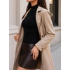 image:imageAvanova Women Mock Neck Pullover Sweater Ribbed Knit Slim Fit Long Sleeve Work CasualBlack