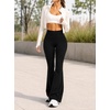 image:imageAvanova Women Scrunch Butt Bootcut Leggings Ruched Pockets Yoga Pants Flare Leggings for Yoga ActivewearBlack