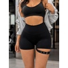 image:imageAvanova Women Sexy Booty Shorts with Garter Straps High Waisted Rave Shorts for Gym Festival PartyBlack