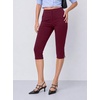 image:imageAvanova Womens Skinny Capri Pants Stretch Cropped Work Pants High Waisted Side Slit Hem for Dressy OfficeRed