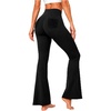 image:imageAvanova Women Scrunch Butt Bootcut Leggings Ruched Pockets Yoga Pants Flare Leggings for Yoga ActivewearBlack